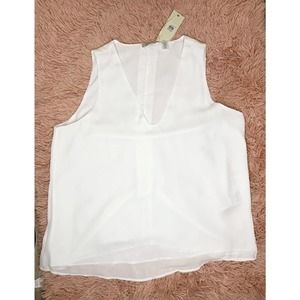 Dockers white sleeveless Top